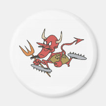 Devilsh Football Magnet