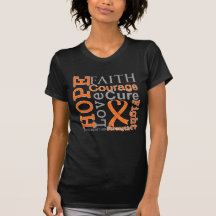 Devise de foi d'espoir de Cancer de rein T-shirts