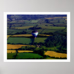 Devon Countryside Hot Air Balloon Part 2 Posters