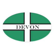Devon flag sticker