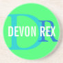 Devon Rex Cat Monogram Design