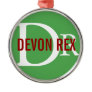 Devon Rex Cat Monogram Design