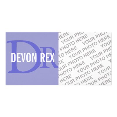 Devon Rex Cat Monogram Design by FCACshelter