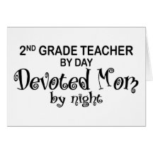 Devoted Mom - 2nd Grade Cards