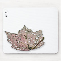 Dew Maple red Mousepad