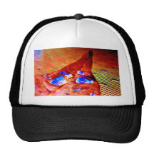 Dew on a Leaf Mesh Hats