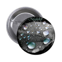 Dewdrop Leaf Button