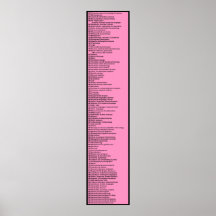 Dewey Decimal System: Hot Pink Posters