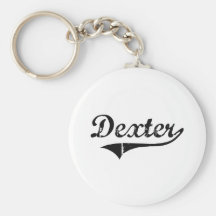 Dexter Classic Style Name Keychains