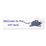 DF- zzzmouse1c, Welcome to therat race! Bumper Stickers