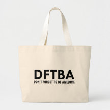 DFTBA CANVAS BAGS