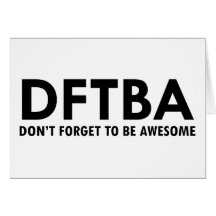 DFTBA GREETING CARD