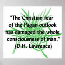 DH Lawrence Pagan Quote