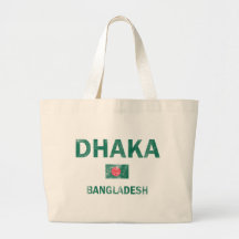 Dhaka Bangladesh designs Tote Bags