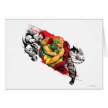 Dhalsim, Blanka & Guile Greeting Card