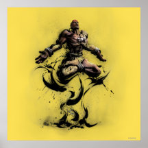Dhalsim Floating Print