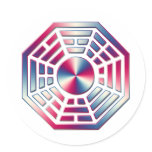 DHARMA 1 ROUND STICKER