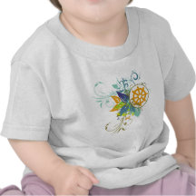 Dharma Wheel Floral T Shirts