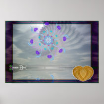Dharma Wheel Humboldt Bay... poster
