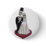 Dia de los Muertos Button