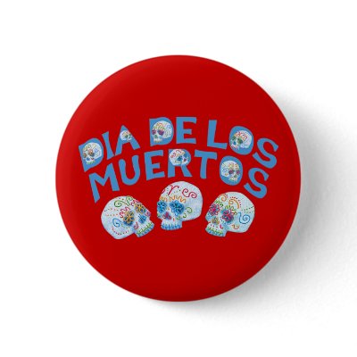 Dia de los Muertos Pins by opheliasart