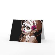dia de los muertos card