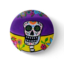 DIA DE LOS MUERTOS CATRINA PINS
