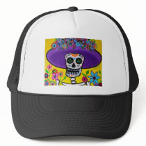 DIA DE LOS MUERTOS CATRINA MESH HATS