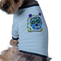 Día de los Muertos Pet Tee Shirt