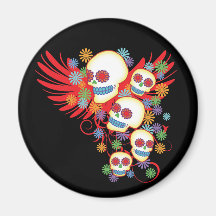Dia de los Muertos Fridge Magnets