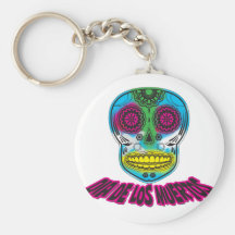 Dia De Los Muertos Key Chains