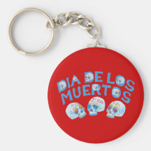 Dia de los Muertos Keychains