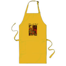DIA DE LOS MUERTOS KISS THE COOK apron