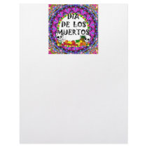 Dia De Los Muertos Customized Letterhead