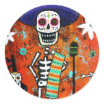 DIA DE LOS MUERTOS MARIACHI STICKERS