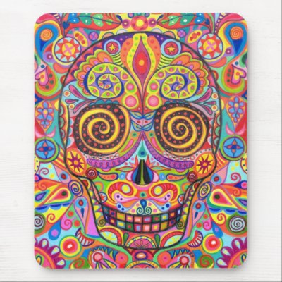Dia de los Muertos Mousepad by thaneeyamcardle