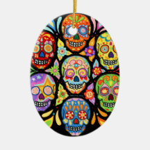 Dia de los Muertos Ornament Ornement De Noël