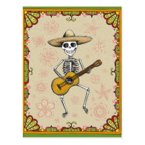 Dia de los Muertos Postcard postcards