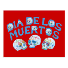 Dia de los Muertos Postcards