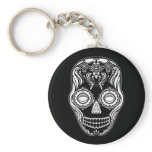 Dia de los Muertos That Girl Skull Black Key Chains