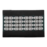 Dia de los Muertos That Girl Skull Diamond Pattern Travel Accessories Bag