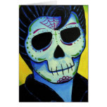Dia de los Muertos The King of Rock Card