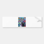 DIA DE LOS MUERTOS WEDDING BUMPER STICKERS