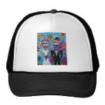 DIA DE LOS MUERTOS WEDDING TRUCKER HAT