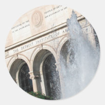 DIA - Detroit Institute of Arts Round Stickers