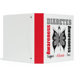 Diabetes Awareness Butterfly Binder