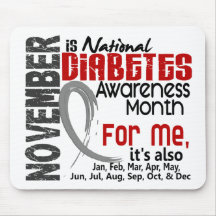 Diabetes Awareness Month Every Month For ME Mouse Pad