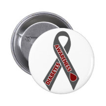 Diabetes Awareness Ribbon Pin