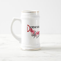 Diabetes BUTTERFLY 3 Mugs
