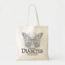 Diabetes Butterfly Bags